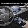 Für Lexus ES 200 260 300H 2024 2023 Innenzubehör Folie transparent TPU Schaltpanel Mittelkonsole PPF Schutzaufkleber