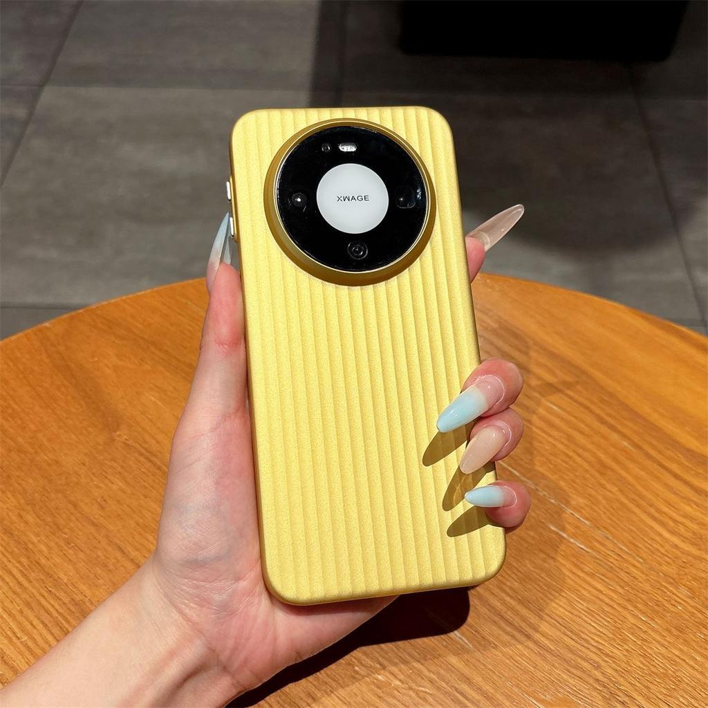 For Huawei Mate 80 Pro Case Fashion Metal Button Skin-friendly Non-slip PC Hard Protective Back Cover For Mate80 Phone Shell
