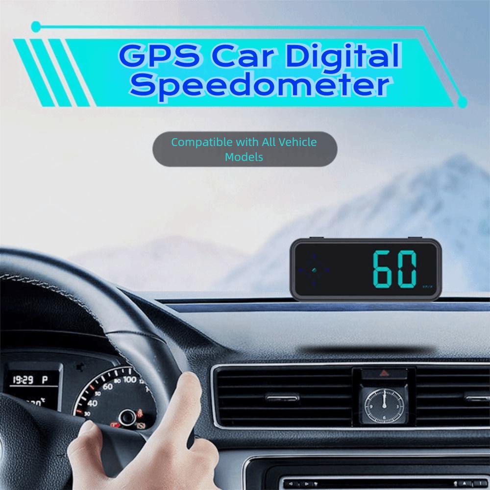 3in1 HUD Car Head Up Display Digital Clock Vehicle Speed Meter Tachometer