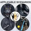 2025 Trend Zipper Clips Dual Opening Design 24 Pcs Carabiner Attachments For Backpack Purse Luggage Suitcase Locks