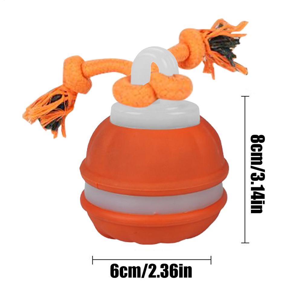 

Pet Ball for Dogs Interactive Toys Motion Activate Rolling Ball for Chewing Exercise Playing Teeth Intelligent Moving Toys помаранчевий