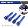 2pcs Car Door Lock Knob, Aluminum Alloy Interior Door Lock Pin, 1.9"X0.4" Door Lock Knob Button, Car Interior Accessories, Compatible