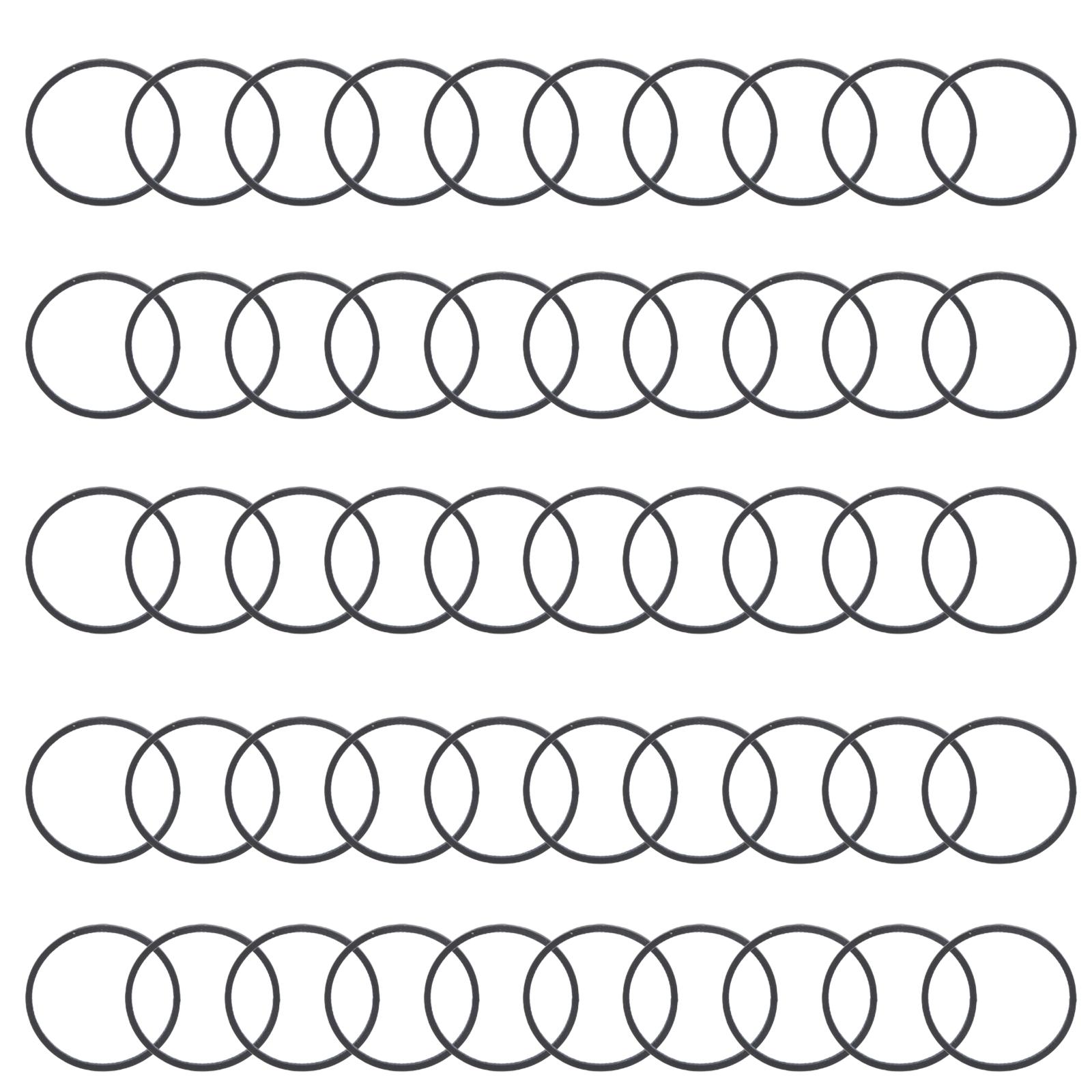 

Резиновые приводные ремни 1,2 мм для проигрывателей кассетных проигрывателей магнитофонов диаметром 25/28/30 мм 50 шт. C