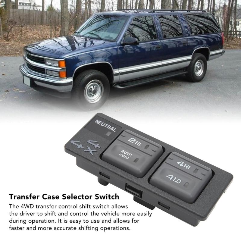 Practical Auto Interior Switch Replacement 19168765 15027104 Plastic Drive Transfer Switch fit for K1500 K2500 K3500