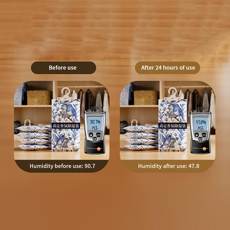 Closet Humidity Absorber Moisture Absorbing Bag Scented Humidity Remover Packs For Dormitory Apartment Dehumidifier Bags