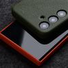 Melkco Premium Genuine Cowhide Leather Case for Samsung Galaxy S24 Ultra S24+ Plus Luxury Business Full Coverage Phone Cover