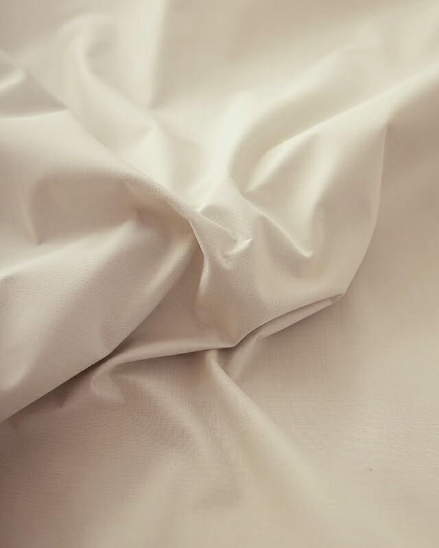 Complete Blackout Light Heat Solid Color 5417 Ivory 100cm Wide X 90cm Set of 2 Energy Cold Energy Improved Heating and Cooling Thick Curtains, 100%