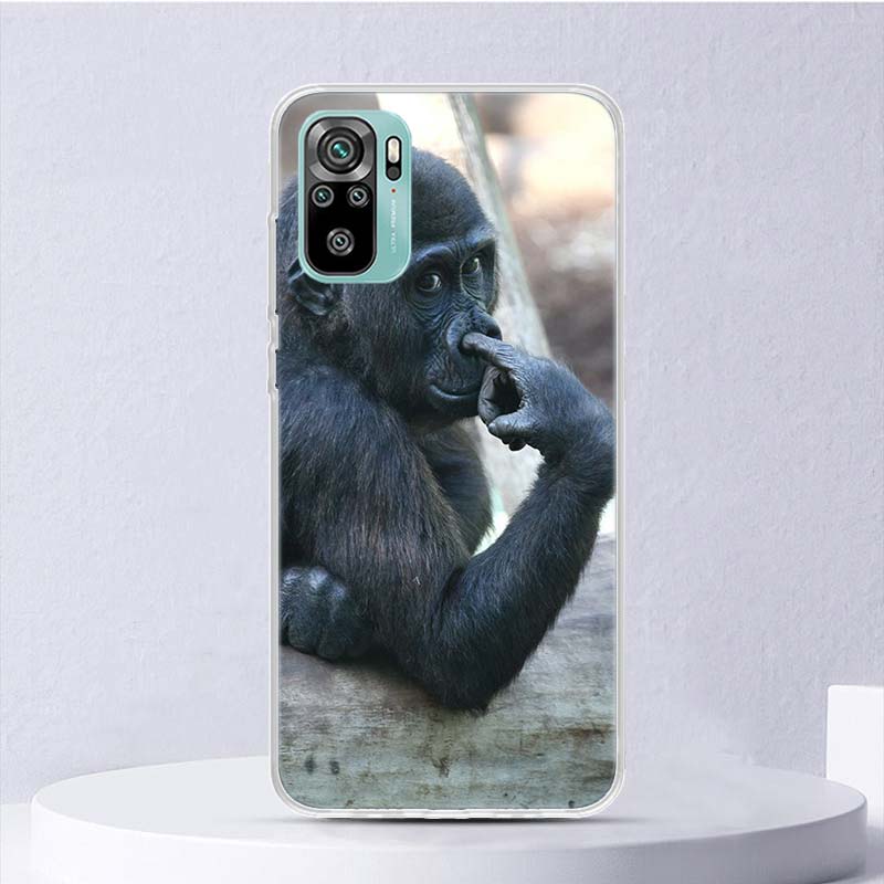Monkey Memes Soft Case For Xiaomi Redmi Note 14 14S 13 12S 11S 10S 12 11 10 Phone Cover 11T 11E Pro Plus 9 9S Shell Coque