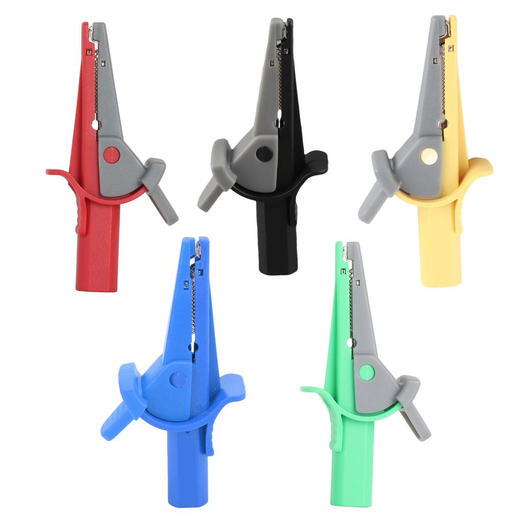 Cable Clip Insulated Test Clamp 20mm Opening Powerful Efficient with 4mm Banana Socket for Trucks for Cars