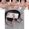 Trendy Pink Double Layer Bead Bracelet For Women Stylish Jewelry For Summer 2024