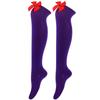 Cute Bow Boot Sock Leg Warmer High Sock for Daily Wear Cosplay Thigh High Sock Over the Knee High Boot Stocking Leg Warm