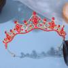 Crystal Bridal Crown Tiara Party Rhinestone Prom Diadem Headband Crown for Women Bridal Wedding Hair Accessories Jewelry Crown