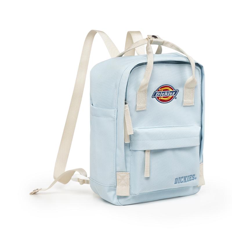 Dickies Minimalist Embroidered Logo Polyester Student Backpack Women Backpack Light-Green Purple Washed-Blue DK-B009