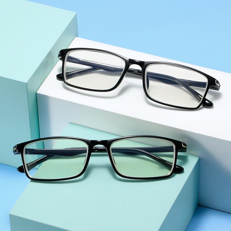 Lightweight Square Reader Glasses  Women Men Fashion Rectangle Myopia Eyeglasses