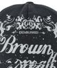 BROWNBREATH Visor Artwork Washing Cap - Charcoal