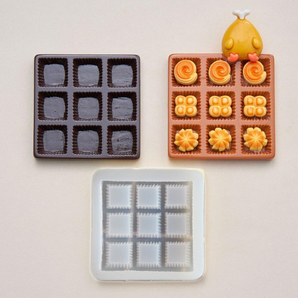 Miniature Pastry Case Creations Mold Set Silicone Molds For Unique Miniature Pastry Case Ornament And DIY Art Creations