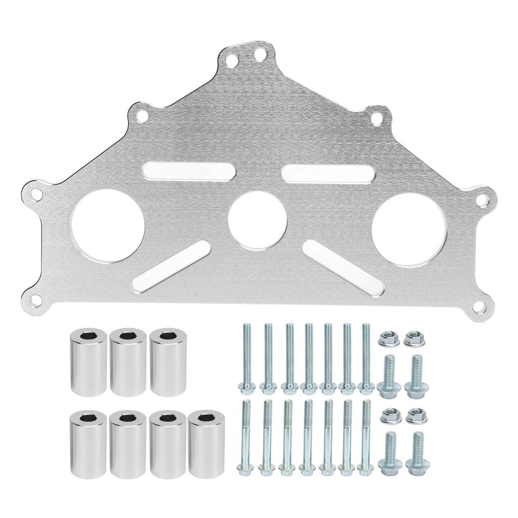 Engine Stand Adapter Plate 551897 Heavy Duty Metal Safe Stand Plate Replacement for Chevy LS1 BBC