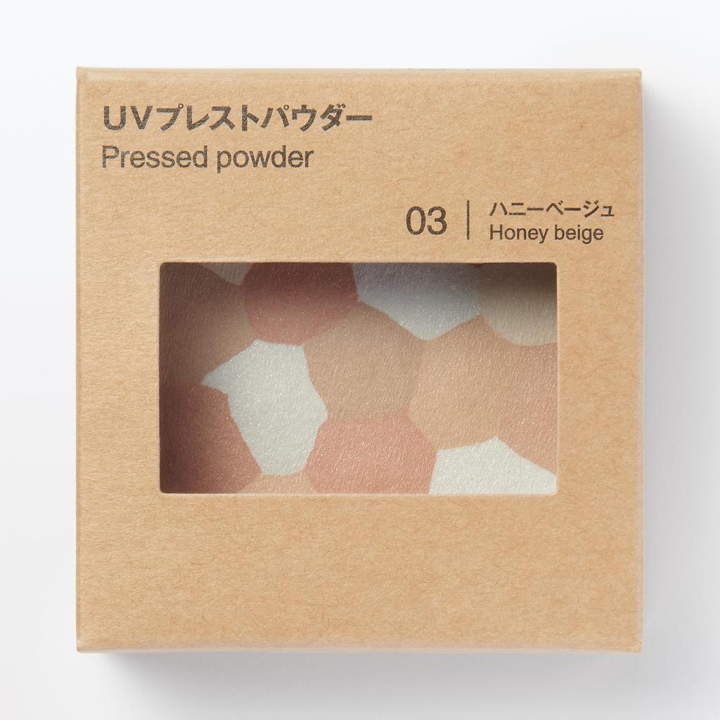 MUJI UV Pressed Honey SPF33 OAP53A4S Powder, Beige, PA+++, 9.1 G,