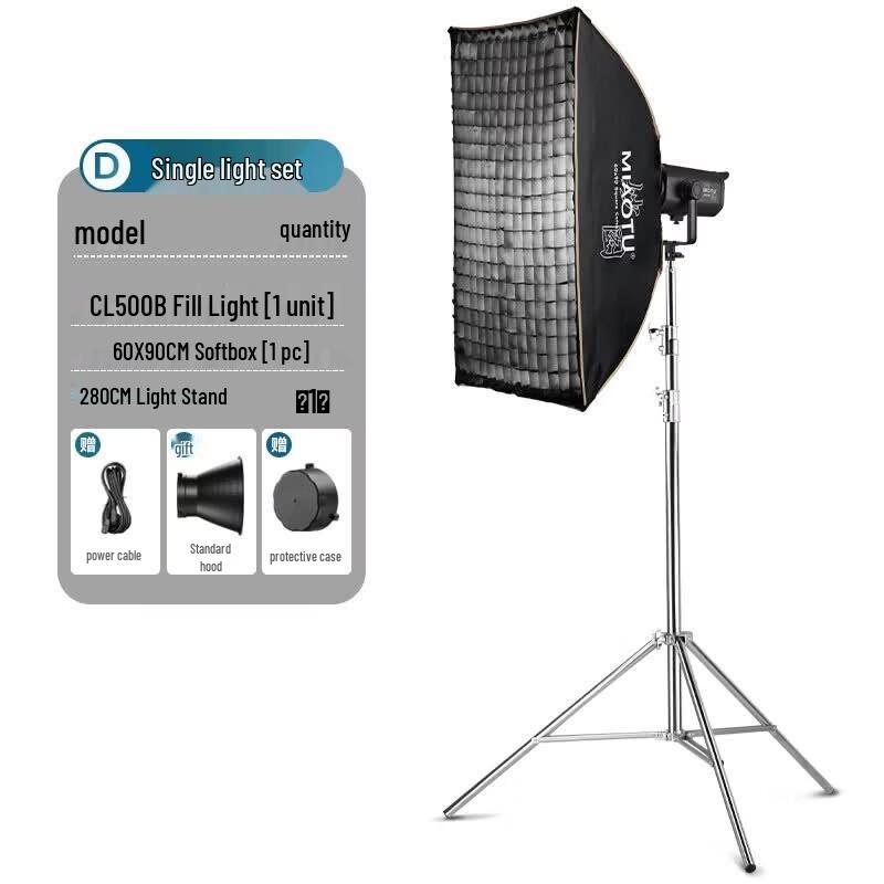 MiaoTu CL500B 500W Bi-Color LED Video Light