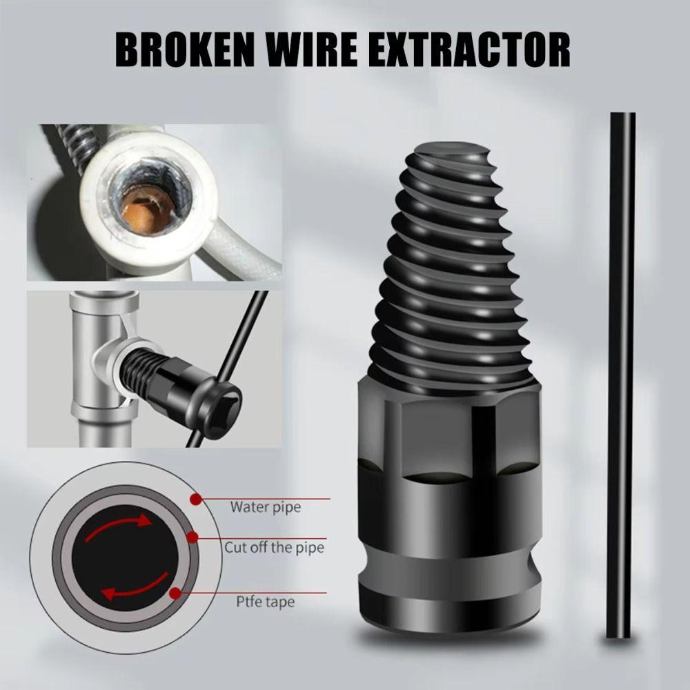 

Non-slip Broken Bolt Remover 1/4 Inch and 1/2 Inch Pipe Screw Bolt Extractor Valve