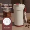 OLOEY Inteligentny kubek termiczny z ceramiczną wkładką