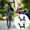 Bike Disc Brake Conversion Stainless Steel Mount Brackets Enhances Braking Power Easyly Assembly