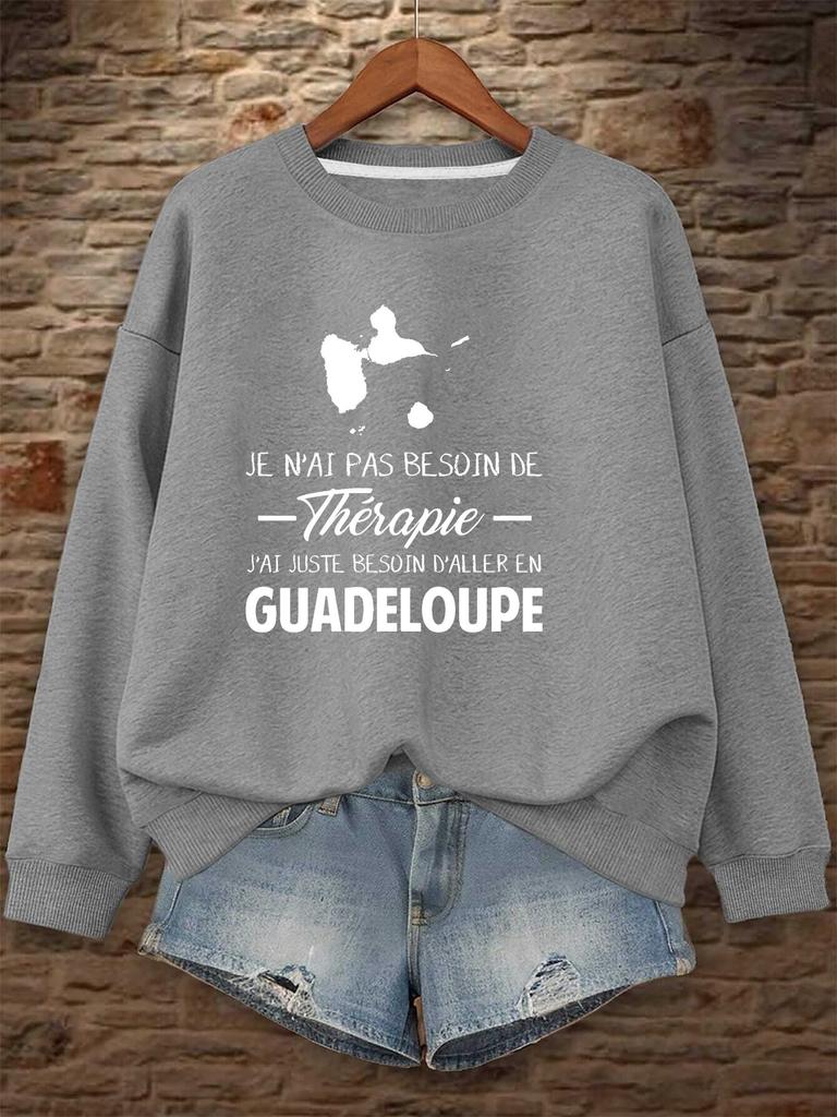French Quote Therapy Guadeloupe women's sweatshirts
