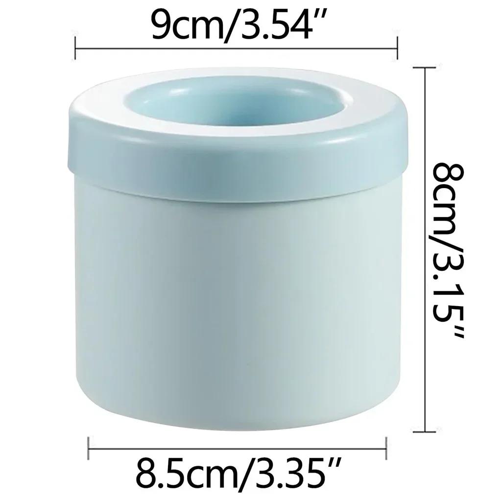 1-4 st 3D Cylinder Isfack Silikon Iskubform Silikon Iskub Ismaskin Kopp Iskopp Ismaskin Isförvaringslåda