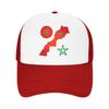 Morocco My Love Country Sun Hats Fashion Women Unisex Mesh Trucker Hat Wholesale Kpop Rock Snapback Cap Birthday Present