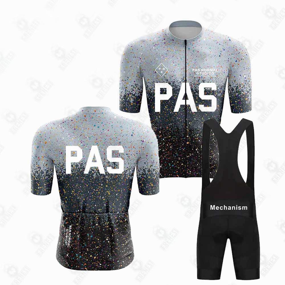 PAS Outdoor Riding Suit for Road Mountain Bike Riding Suit Summer Short Sleeve Overalls