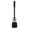 Silicone Toilet Brush with Liquid Dispenser, Black, Bathroom