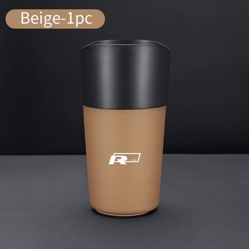 

2026 Hot For Volkswagen VW Center Console Car Trash Can Waterproof Garbage Storage Bucket For Volkswagen VW Passat Golf Tiguan P