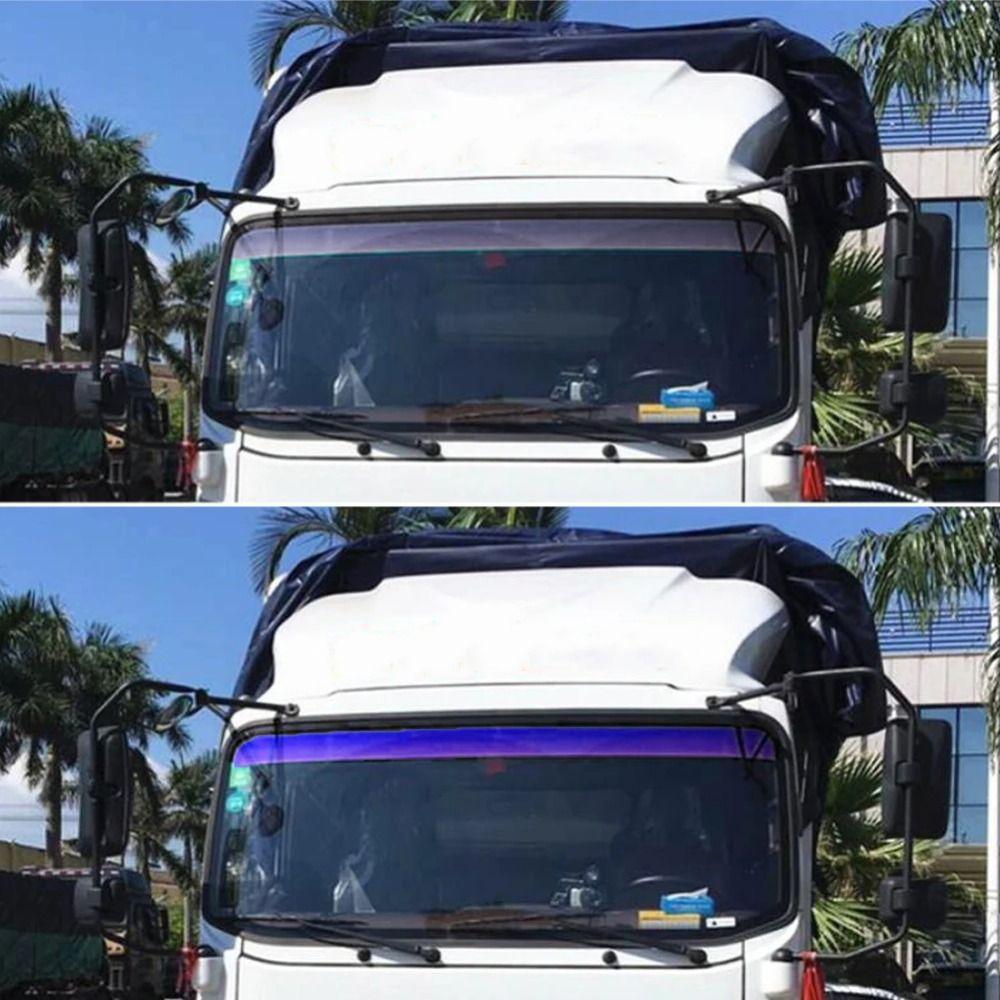 Película anti-UV para para-brisa dianteiro de carro, película solar para janela de carro, acessórios de decoração para carro