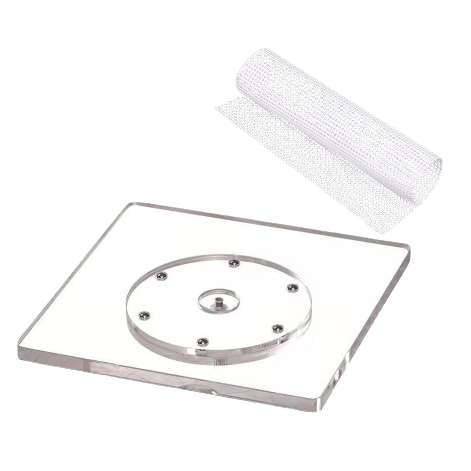 

Transparent Cookie Decorating Turntable Cookie Decorator for Party Christmas