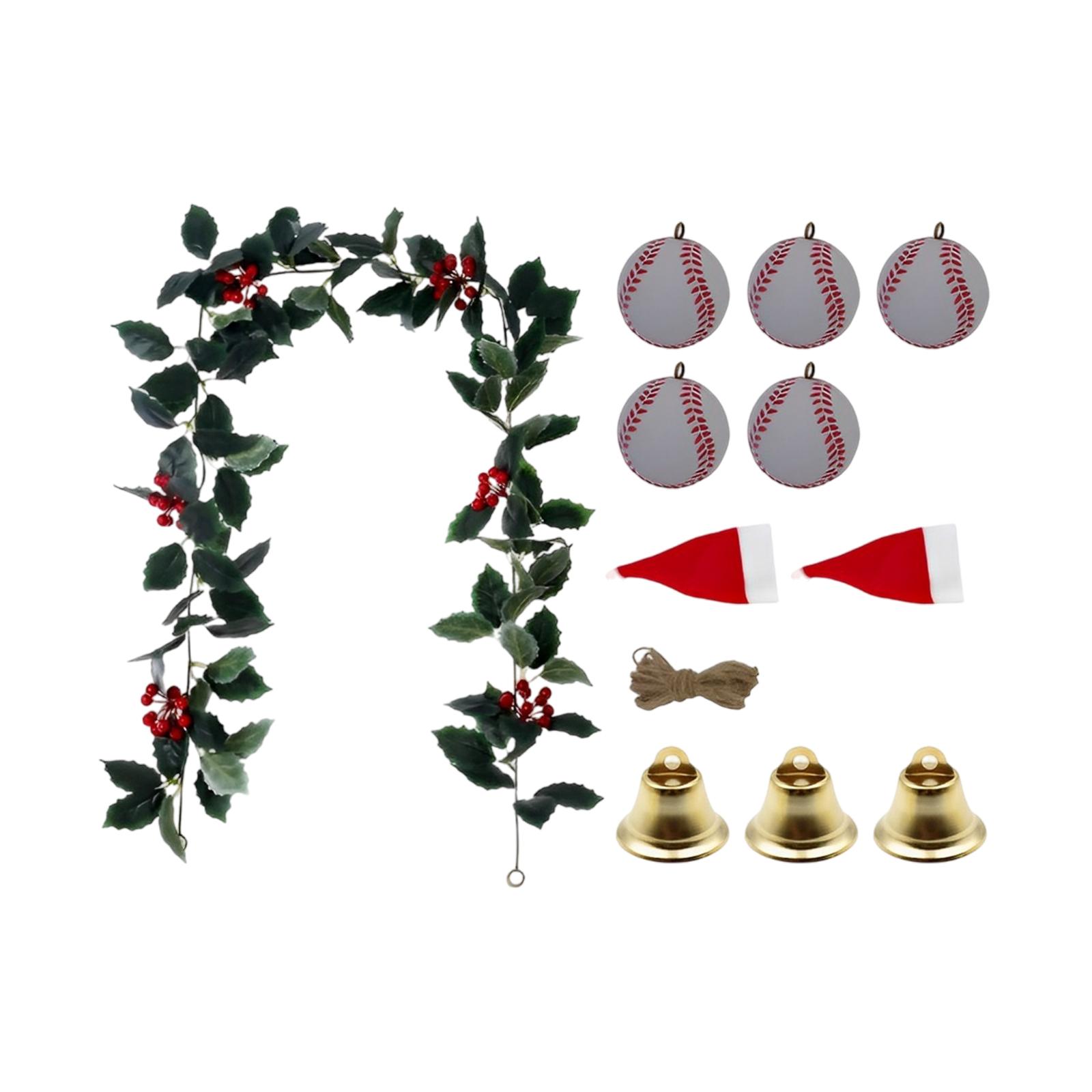 2025 Christmas Garland Artificial Plant Decorative Xmas Decor Artificial Greenery Garland for Wall Holiday Home Party Garden