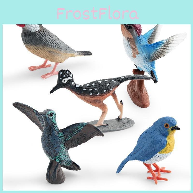 Detailed Plastic Bird Figurines Featuring Realistic Hummingbird And Other Nature-inspired Designs