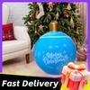 24 Inch PVC Giant Inflatable Christmas Ball PVC Inflatable Christmas Ball Outdoor Christmas Decoration Ball Festival Party Decor