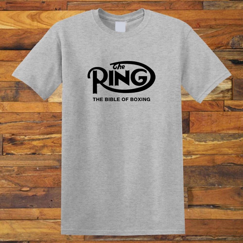 The Ring Magazine Boxing Men s Gray S-5XL S