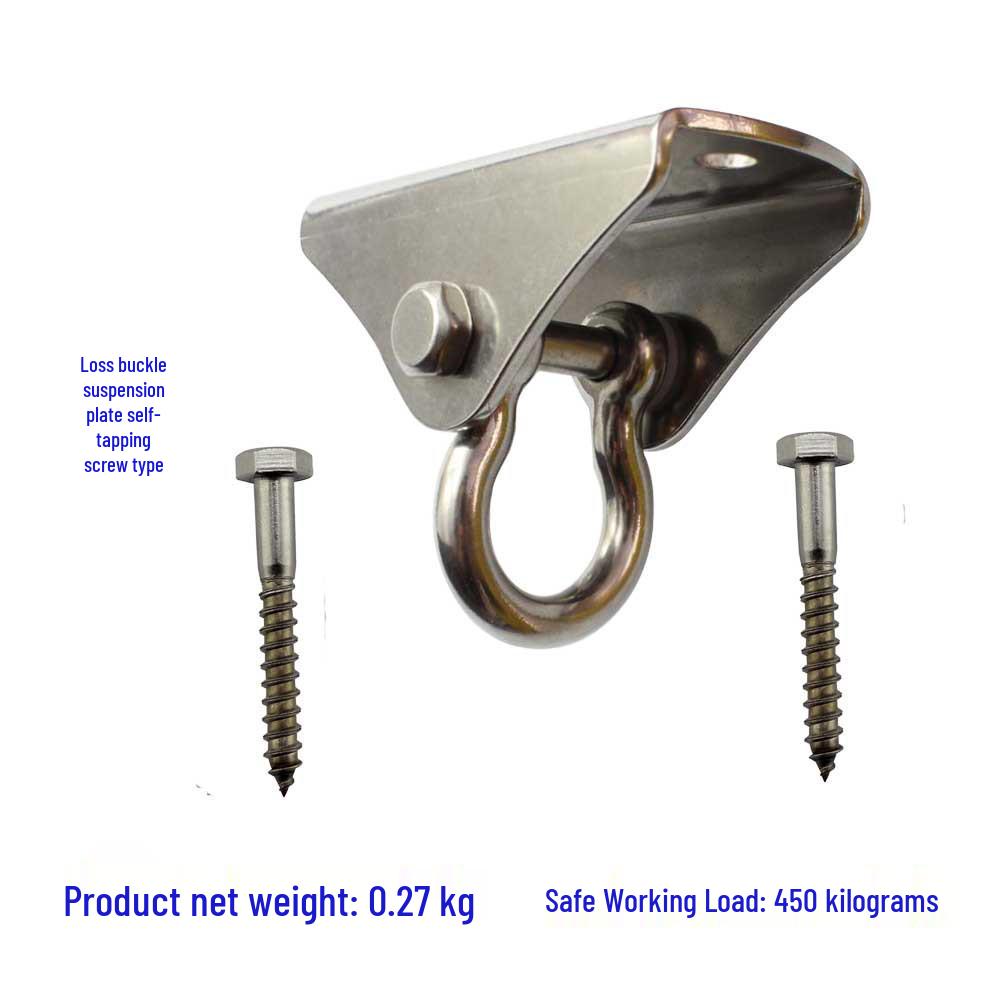 304 Stainless Steel Swivel Hammock Hook Plate for Yoga or Chair Suspension