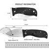 3 Colors Mini Portable Folding Knife D2 Blade Nylon Fiber Handle Sharp Kitchen Essential Fruit Slicing Multi-purpose Knife