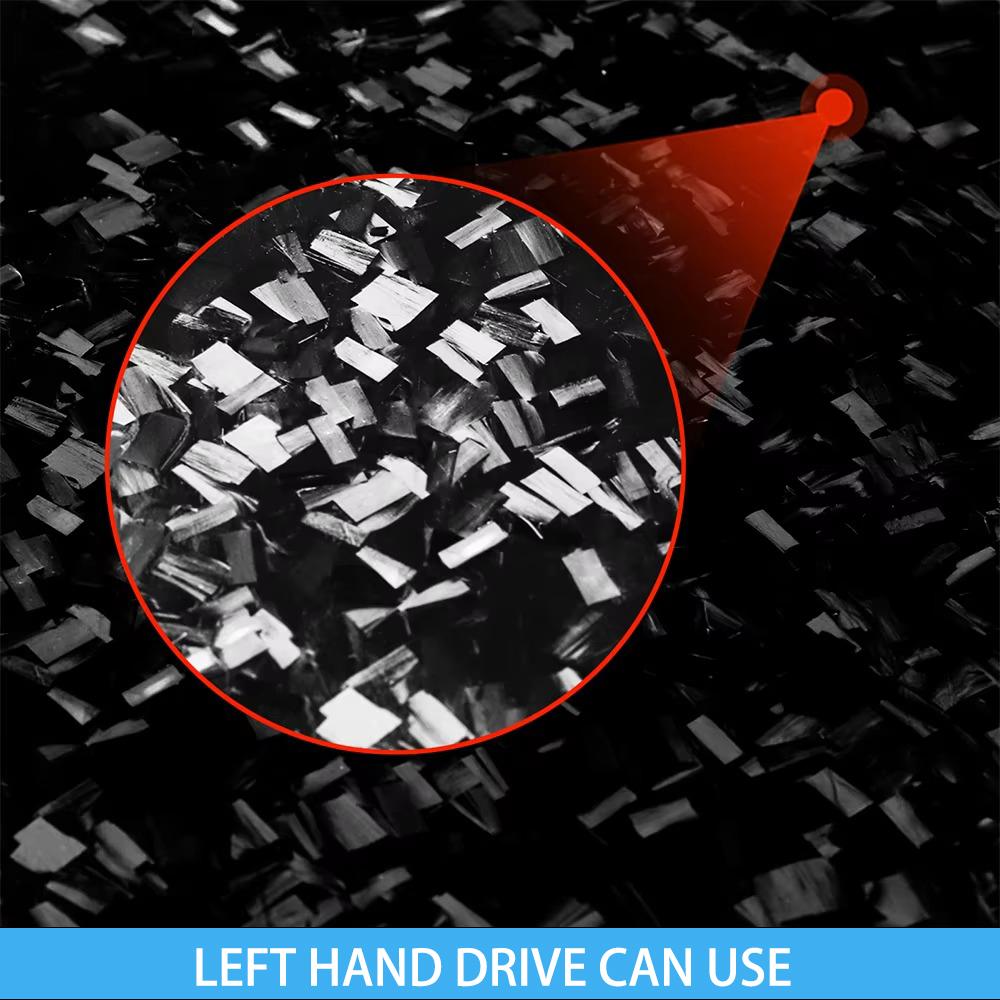 Real Carbon Fiber Car Accessories Gear Shift Set Decorative Cover Soft Sticker For Subaru BRZ Toyota 86 GT86 2017 2018