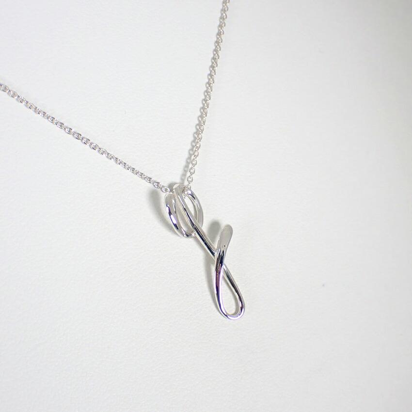 [Used] TIFFANY/Tiffany 925 Initial/Y Pendant/Necklace/j39-9