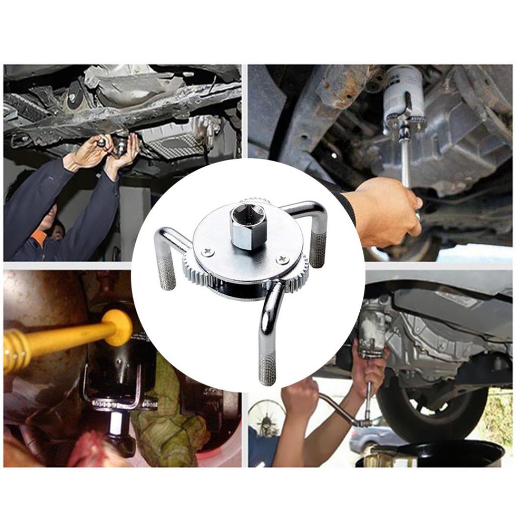 Universal Three-claw 2 Ways Adjustable Heavy Duty Oil Filter Wrench Removal Tool