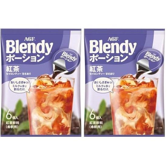 AGF Blendy Potion Concentrated Tea Black 6 pieces Ice ( 2)