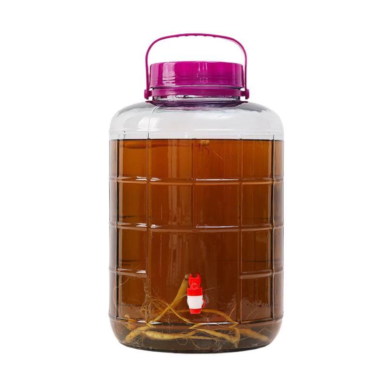 Sparkling Wine Glass Jar - Large Mouth Household Container, Perfect for Pickling, Kimchi, and Sealed Storage