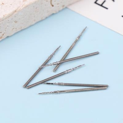 6Pcs Steel Crown Parts Crown Watch Steel Stem For Vk63 Vk64 Vk67 Vk68 Vk61 Quartz Movement Stem Universal Handle Stem