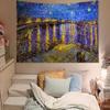 Van Gogh Paintings Printed Large Wall Tapestry Art Science Fiction Room Home Decor Decor Blanket