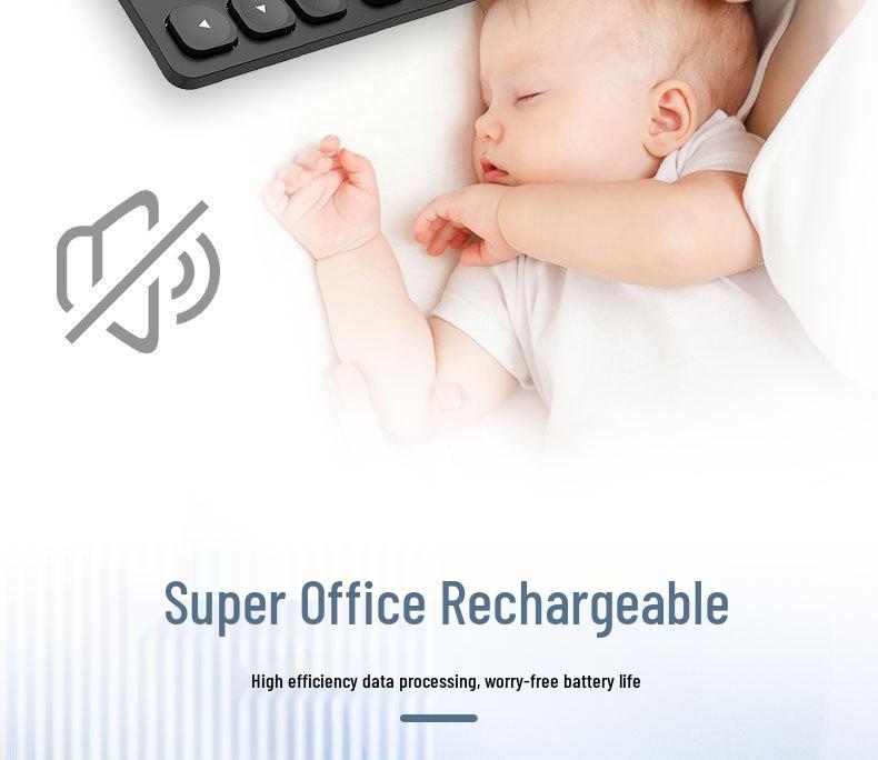 JOMAA Dual Bluetooth Rechargeable Wireless Number Pad for Office and Finance