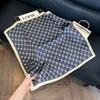 New silk scarf women's fashion versatile high-end small square scarf Korean version neck protection scarf spring and autumn retro scarf binding bag