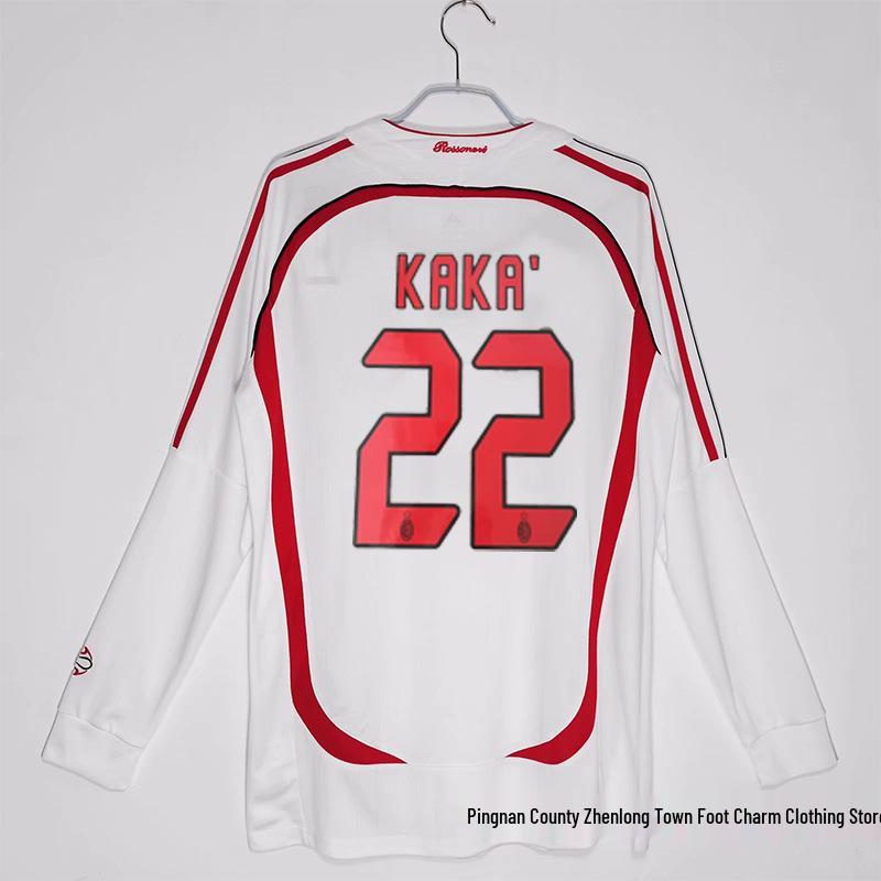 AC Milan Jersey Collection: Home & Away with Kaka & Ronaldo, 06/07 - 13/14
